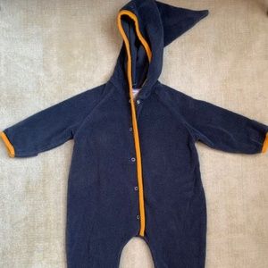 Zutano Cozie Elf suit fleece outer layer